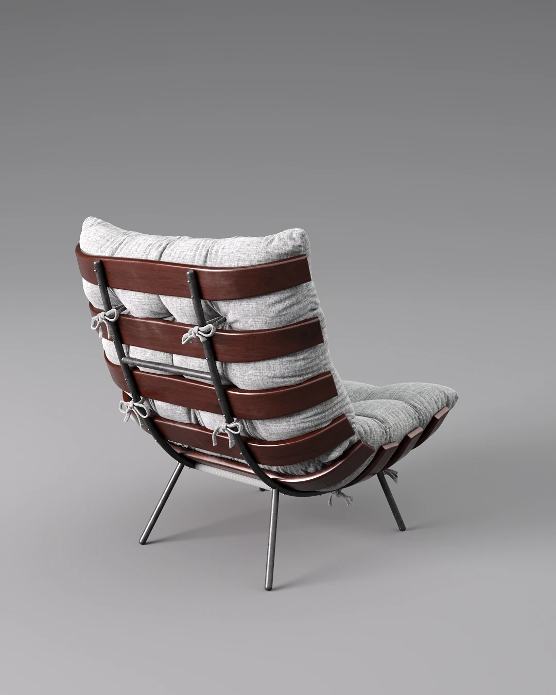 Costela armchair material and lighting study 5